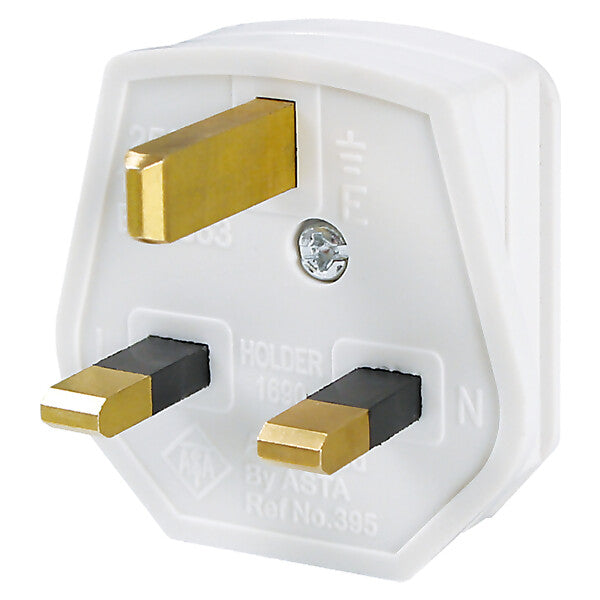 BACHMANN Schutzkontakt-Stecker ws, England 910.276